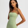 Roupa íntima esportiva sexy feminina com bojo à prova de choque push-up modeladora estilo colete de yoga sutiã fitness