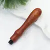Mango Largo de Madera para Navidad, Agarre de Mango de Madera, Juego de Accesorios para Sello de Cera, Herramienta para Derretir Cera, Venta al por Mayor