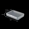 Caja Cuadrada Pequeña Transparente con Tapa, Caja de Herramientas, Manicura, Uñas Postizas, Caja de Plástico, Juguetes, Accesorios, Caja de Embalaje para Exportación Transfronteriza