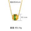 Oro Arena Esmalte Antiguo Pulsera Collar Mil Li Jiangshan Estilo Nacional Temperamento Retro Joyería de Mano Accesorios de Alto Sentido Joyería