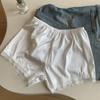 Pantalones Cortos de Seguridad de Encaje para Mujer, Transpirables y Amigables con la Piel, Anti-Exposición, Control de Abdomen, Pantalones Cortos de Seguridad Anti-Exposición
