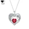 Knn-1295 Amazon Tk Día de la Madre Más Vendido Collar de Abrazo Madre e Hija Cadena para Clavícula de Corazón con Incrustaciones de Diamante de Dibujos Animados para Mujer