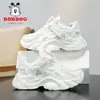 Zapatillas Deportivas de Verano Nuevas para Niñas Bobodou, Huecas, Transpirables, Zapatos tipo Dad para Niñas, Zapatos Blancos Pequeños Ligeros para Niños