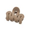 Acessórios de cabelo transfronteiriços flor de ovo feminina fosco cruz pequena garra arco rabo de cavalo garra clipe cor nuvem oca