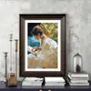 Marco de Fotos Vacío Estilo Retro Americano Estilo Europeo Soporte de Exhibición 6 pulgadas Resina 10 pulgadas 16 pulgadas Marco para Colgar en la Pared Pintura al Óleo Cualquier Tamaño