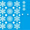Pegatinas navideñas para vidrio, exquisitas pegatinas estáticas extraíbles, pegatinas navideñas combinadas para ventanas, decoraciones navideñas 2023, nuevas