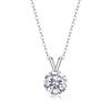 Collar Colgante de Cadena Larga Estilo Coreano En Stock Versátil Transfronterizo Simple Moda Plata S925 Moissanita Estilo Yis Verano para Mujeres