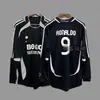 Jersey Retro Manga Larga Uniforme de Fútbol Beckham Zidane Messi C Ronaldo Jersey Clásico