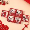 Nuevo Sobre Rojo para Regalo de Boda 2026 con el Carácter de Felicidad, Sobre Rojo Creativo Estilo Chino para Recuerdos de Boda y Regalos para Bloquear la Puerta