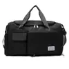Estilo Coreano Nova Bolsa Tote Casual Simples para Viagem Bolsa de Armazenamento Dobrável Bolsa de Bagagem Separação Úmido/Seco Bolsa para Yoga Fitness