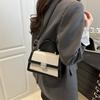 Bolso de Mujer Moderno Color Block 2025 Nueva Moda Bolso Bandolera Versátil Primavera/Verano Bolso de Mano Pequeño Popular