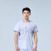 Conjunto de Badminton para Homens e Mulheres, Manga Curta, Secagem Rápida, Respirável, Conjunto de Tênis de Mesa, Uniforme de Equipe Esportiva para Treino de Competição com Estampa