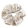 Goma para el Cabello de Satén Estilo Francés de Muguete para Mujer, Accesorio para el Cabello Estilo Perezoso, Goma Elástica de Alta Elasticidad, Cuerda para Coleta, Adorno para el Cabello