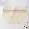 Pantalitas de algodón puro para mujer, estilo dulce, entrepierna extendida, 10A antibacterianas, todo algodón, ropa interior para mujer con entrepierna extendida