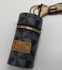 Porta-moedas Pingente de Alta Luxo Bolsa para Fones de Ouvido Mini Bolsa Chaveiro para Batom Bolsa Balde Retrô para Batom Pingente Simples Agora