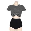 Traje de baño nuevo de dos piezas 2023 para mujer, muy vendido, conservador, adelgazante, de cintura alta, realce de busto pequeño, adecuado para aguas termales, cubre abdomen