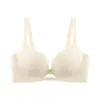 Douyin Senos Pequeños Parecen Más Grandes, Sin Costuras Push-Up, Sin Aros, Ropa Interior Plisada para Mujer, Sujetador Push-Up Anticaída