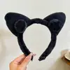 Diadema de Peluche Antideslizante Linda para Lavado de Cara 2026 Nuevo Estilo Diadema para Mujeres Aplicación de Mascarilla Goma para el Pelo Pinza para el Pelo Tocado