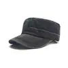 Boné Militar de Aba Reta Amazon para Homens e Mulheres com Circunferência Craniana Grande, Boné de Aba Estiloso, Viseira de Proteção Solar em Jeans Lavado, Boné de Baseball
