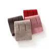 Cachecol Tricotado Feminino Outono Inverno Novo Estilo Cor Sólida Lã Curto Quente Protetor de Pescoço Cachecol Moda Versátil Combinação com Suéter