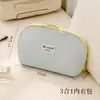 Bolsa de Armazenamento de Roupa Íntima de Viagem 3 em 1 Impermeável Portátil Compartimento para Calcinhas e Meias Embalagem Separada Bolsa Organizadora de Mala