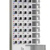 Gabinete de Almacenamiento para Teléfonos Móviles con Cerradura, Gabinete de Carga para Walkie-Talkies, Puerta de Cristal, Recargable, Gabinete de Almacenamiento para Teléfonos Móviles para Salas de Exámenes Escolares