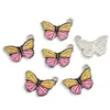 Accesorios de Joyería de Aleación DIY Colgante de Mariposa Impreso Pulsera Collar Pendientes Colgante para Teléfono Móvil W131