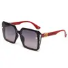 Gafas de Sol de Marco Grande Estilo Europeo y Americano Nuevo Estilo 2025 para Mujer, de Moda y de Alta Gama, Anti-UV, Gafas de Sol Cuadradas de Moda para Mujer