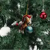 Colgante Acrílico de Alta Definición de Pony Navideño Nuevo Transfronterizo Decoración de Árbol de Navidad Arreglo Colgante Pequeño Decoración de Ambiente