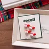 Accesorios para el Cabello de Niños Otoño Temprano Nuevo Lindo Rojo Mini Peineta Pequeña de Resina Niñas Guardería Lindo Clip Pequeño