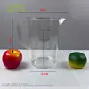 Taza medidora de PC de grado alimenticio de fábrica para tiendas de té de leche, Taza medidora de plástico con escala, Gran capacidad, Múltiples especificaciones, con tapa, Cilindro medidor comercial