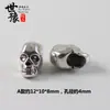 Colgante de terciopelo con cuerda de cuero DIY, colgante de cuchillo para exteriores, colgante de calavera de Amazon, colgante de linterna, llavero al por mayor