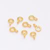 Contas de ouro antigas com três vias separadas para preservação de cor, contas de balde com furos grandes, pulseira de moedas de cobre com pulseira pendurada, colar com contas, acessórios
