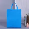 Sacolas prontas de TNT, sacolas de compras publicitárias, sacolas tridimensionais de mão ecológicas prensadas a quente, sacolas de TNT laminado, personalizadas