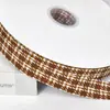 Cinta de Lino Houndstooth Retro de Dos Colores de 2.5 cm para Lazos Hechos a Mano, Accesorios de Ropa, Accesorios para el Cabello, Embalaje de Caja de Regalo