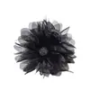 Pinza para el Cabello de Moda de Nicho con Perlas, Plumas y Pétalos de Peonía, Pinza de Mordida Tiburón para el Cabello, Cabello de Sensación de Alta Gama