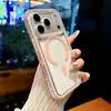 Funda de Teléfono Magnética de Colores con Airbag Adecuada para Apple 17Promax Antideslizante 16 Anticaídas 15 Alto Valor Estético 11/12/17