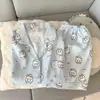 Venta al por mayor transfronteriza de pijamas nuevos de algodón nube para mujer, populares en verano, conjunto lindo de dibujos animados de manga corta y shorts para casa