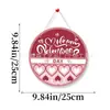 Decoraciones Temáticas de Corazón para Fiesta de San Valentín Transfronteriza, Colgantes de Fiesta de Corazón, Colgantes de Puerta de Corazón, Decoraciones para Fiesta de Bodas