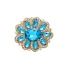 Luxo Leve Novo DIY Diamante Cristal Gema Flor Acessórios Liga de Alta Qualidade Acessórios para Joias Flor de Sapato com Furo Material