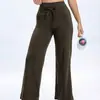 Pantalones de Yoga Cuatro Estaciones para Mujer Pierna Recta Suelta Deporte Caída Adelgazantes Cintura Alta Correr por la Mañana Pilates Entrenamiento Pantalones Largos