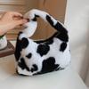 Bolso cruzado personalizado sencillo de un solo hombro con textura popular transfronteriza, nuevo estilo Harajuku Maomao, de vaca, de moda occidental