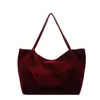 Bolsa de Axila Casual Retrô Grande Capacidade Outono e Inverno 2025 Nova Moda Tendência Bolsa Tote para Trabalho e Roupas de Trabalho Ombro Único