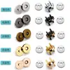 En stock Mayoreo Hebilla Magnética para Bolso de 1.8 cm Hebilla Magnética para Cartera de 14 mm Hebilla Redonda sin Costura Botón para Bolso de Lona