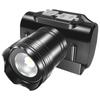 Farol Telescópico Solar Transfronteiriço LED com Zoom Dimmable para Pesca Noturna ao Ar Livre, Acampamento, Montanhismo, Luz Forte, Farol Recarregável