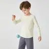 Pijama infantil para meninos e meninas, conjunto de duas peças primavera/verão 7A antibacteriano para casa, top cropped fino e calça de casa, estilo pai e filho