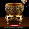 Cuenco de la Fortuna Atractor de Riqueza con Base Integrada, Decoración Auspiciosa para Sala de Estar y Tienda, Decoración para Ceremonia de Apertura