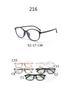 Popular en Internet Montura de Gafas TR90 Estilo Liso Extranjero Moda Decorativas Gafas Planas Combinables Simples Transfronterizas 216