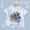 Plantas vs.. Conjunto de Verano Zombies Malla Deportiva Infantil Nueva Camiseta de Secado Rápido para Niños y Niñas Transpirable Ropa para Casa