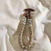Cordón para Teléfono Móvil de Muñeca Colgante Sencillo Cuerda Trenzada Estilo Ins Fuerte y Duradero Colgante Portátil para Exteriores Universal Femenino D